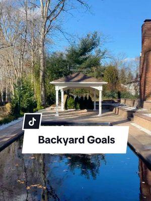 What a beautiful place to entertain! • • #backyarddesign #newjersey #njrealtor #designgoals