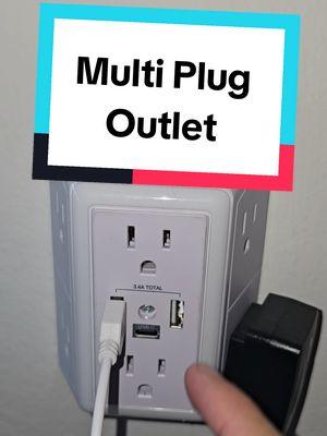 Replying to @xavierhdz59 This multi Plug Outlet is great if you have more devices than chargers.  Grab it in the tiktok shop #multiplugoutlet #smartoutlet #outletsurgeprotector 