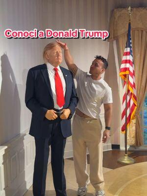 Conocí a Donald Trump y Bad Bunny en el Madame Tussauds @MadameTussaudsUSA  @ICON Park #trump #badbunny #arianagrande #museodecera #madametussauds #cubanosporelmundo 