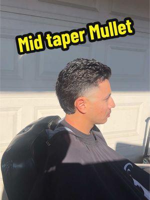 Will be doing a TUTORIAL on this haircut SOON #mullet #wolfcutmullet #tapermullet #wolfcut #slickback #tutorial 