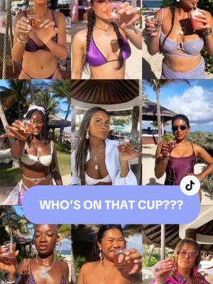 who’s that on the cup 🗣️‼️ #trippinwithtarte #tarteisland  @Brianna @Tarayummy @Remi Jo @sonia_barbie_tucker @Gabriela Moura @Vidya @The Odditty @Mei Mei @Brandis💄Makeup Artist at Law @kara 