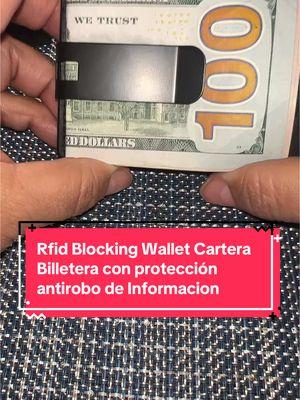 Rfid Blocking Wallet Cartera Billetera con protección antirobo de Informacion #wallet #carteras #billetera #blocking #antirobo #carbonfiber #fibradecarbon #rfid #username #user @HMUS #hmus #himi #proteccion #Creatorsearchinsights #resultsmayvary   #wintersale #tiktokshopwintersale #gift #Giftideas #regalos #winterdealsforyou #winterfinds #newarrival #TikTokShop #tiktokshopfinds #tiktokshopholidaydeals #tiktokshopholidayhaul #cozycountdown #NewYearNewAura #HolidayHaul #TiktokShopJumpstart #fashionlookbook 