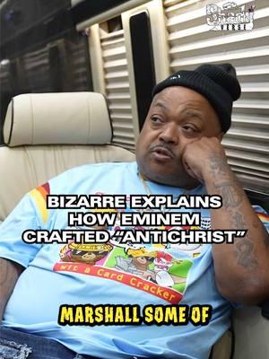 In September last year, Bizarre sat down with Jacina from The Pull Up Show to discuss various topics about his music. Among the subjects was Eminem’s song “Antichrist,” which features Bizarre in the final verse. During the interview, Bizarre explained how the song originated and how Eminem pieced it together from other tracks he had worked on. Interestingly, “Antichrist” was initially recorded in 2005 but was later reworked for The Death Of Slim Shady. Fun fact: the opening lines of the song’s first verse were reused in the album’s track, “Renaissance.” #shadyverse #eminem #rap #hiphop #slimshady #thedeathofslimshady #interview 