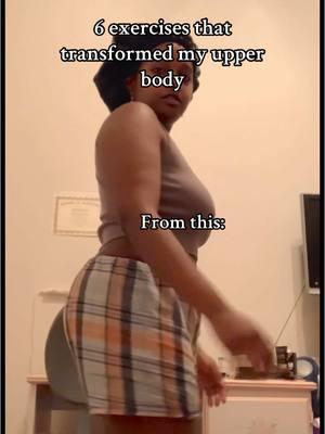 Repost | What I do to sculpt upper body l This was after losing overall body fat first and then starting to tone up after to avoid bulking muscle ontop of fat tissue (looking bulky) - tips are in pinned video! #weightloss #armworkout #GymTok #fyp 