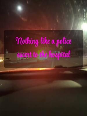 Nothing like getting an escort to the ER. Got stopped going 89 in a 35. The police officers were awesome! #sickerthanadamndog #fever106 #stillkicking