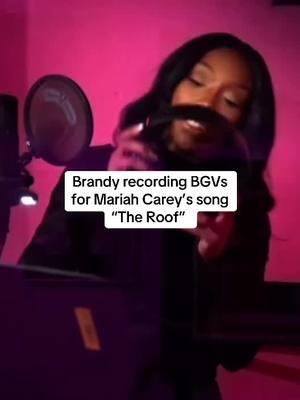 The masterclass of all masterclasses! #TEAMBGV #brandy #mariahcarey #studio #recordingvocals 