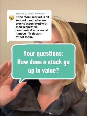 Replying to @Lazarus how does a stock go up in value? How does a stock work? How does the price move? These are all great questions!  #stocks101 