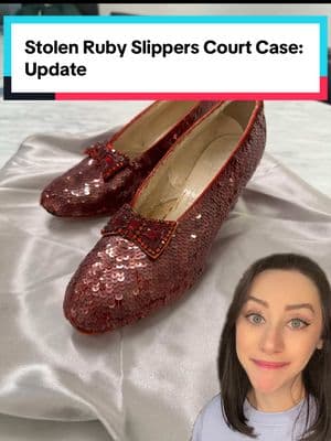 There is an update in the case of the stolen (now sold) ruby slippers! #wizardofoz #rubyslippers #courtcase #theft #theozvlog #filmhistory #judygarland #update 