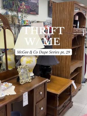 Thrift w/ me McGee & Co. inspired home decor #thriftwithme #thriftedhome #thriftedhomedecor #thriftedhomedecor #mcgeeandco 