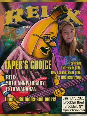 Tapers Choice at Brooklyn Bowl January 15th!  #relix #taperschoice #brooklynbowl #january2025 #mikegordon #mikealadavis #scottmetzger #jambands #jamband #relixmagazine 