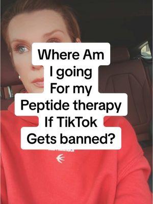 #peptide #peptidetherapy #tiktokban #weightlossjouney #glp #glp1 peptide therapy and where I’m going if they take our TikTok away?