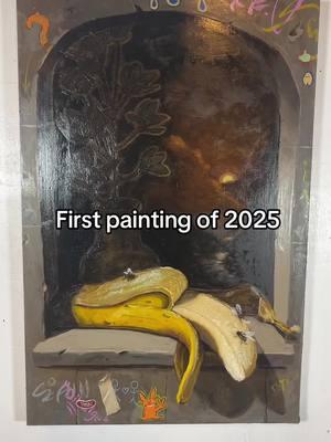 🍌 #art #artist #paint #painting #painter #arristsoftiktok #fyp #foryoupage 