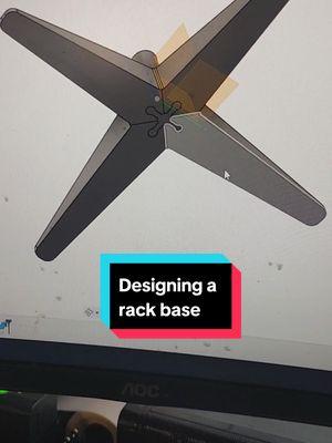 Printing some rack bases, so I can convert my floor standing rack into tabletop versions #CapCut #bambulabsa1 #3dprinters #multipiece #fusion360 