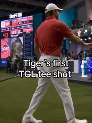 “That’s pure.” 🐅 #tigerwoods #golf #tgl