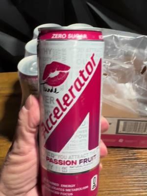 I am loving this passion fruit flavor, and I am loving the energy I get from this drink. ##passionfruit##energy##drink##accelerator