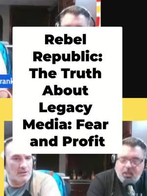 The Truth About Legacy Media: Fear and Profit We dive into how fear drives revenue for legacy media, highlighting the current struggle for relevance in a changing landscape. Discover why creating divisive content, whether anti-Trump or pro-Trump, has become their crutch for survival. #LegacyMedia #MediaBias #FearDrivenProfit #TrumpPolitics #MediaTrends #InformationWar #ContentCreation #PoliticalReporting #MediaIndustry #TruthInMedia