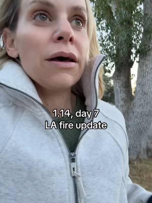 LA FIRE day 7 - no news is good news 🙏🙏🙏 #lafires #eatonfire #palisadesfire #shermanoaks 