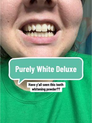 Can’t wait to see the changes! @purelywhitedeluxe #toothwhiteningpowder #whitening #teethwhiteningkit #teethwhiteningpowder #dentalcare #whiteteeth #teethwhitening 