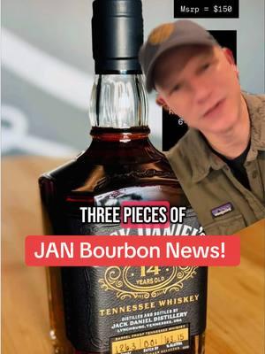 Not too many new offerings hit in Jan - things fire back up in Feb 💪 #bourbonnews #latebreakingnews #jackdaniels 