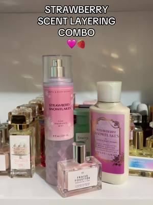 strawberry scent layering combo 🩷🍓 @Le Monde Gourmand @Bath & Body Works  products used : - le monde gourmand fraise fouettée ( brand code : LIZZY10 ) - bath & body works strawberry snowflakes ( lotion and body mist ) #perfumetok #fragrancetok #scentlayering #scentcombo #scentlayeringcombos #lemondegourmand #gourmandbeauty #bbw #bathandbodyworks #strawberrysnowflakes #perfume #fragrance #howtosmelllikestrawberries #perfumetiktok #fragrancetiktok 