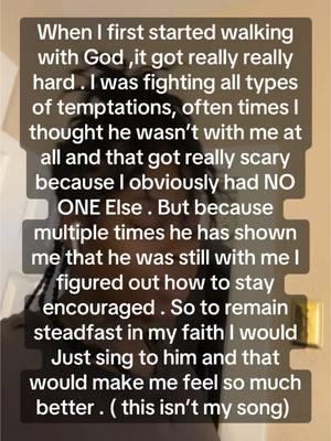 When you been through the fire since a child you really do figure out how to maneuver through it without feeling like its all in vain . Knowing what to pray for really works though be what you speak over your life is very powerful and important . So if you are gonna walk with God please know that it isn’t easy and it never will be . But he will show you how much he is with you the more you stay . #fyp #God #viral #stayencouraged #stedfast 
