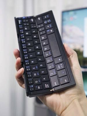 mini foldable keyboard，Perfect for your iPad.#asmr #coolgadget #unboxing #desksetup #portablekeyboard #foldablekeyboard #minikeyboard