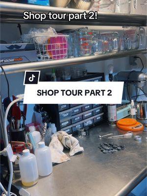 Part 2 of my shop tour! This is where the magic happens ✨🧼  #pov #tour #shoptour #behindthescenes #emmysessentials #skincare #SmallBusiness #smallbusinessowner #shopsmall #soap #skintok #MadeWithLove #foryourpage #foryoupage #fypp #viral #smallbusinesscheck #myshop #trending #makewithme 