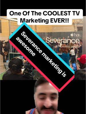 Just absolutely brilliant marketing. #tvtok #tvshows #appletvseries #severanceseason2 #populartvshow #severancetvshow 