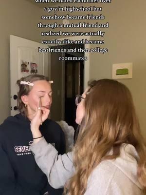 talk about enemies to lovers #fypシ #collegeroommates #makeuptutorial #BestFriends #trending 