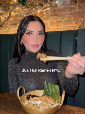 Date night 🌸 @Buathairamen_nyc one of my favorite Thai restaurants on the UES #buathairamennyc #buathai #thaifood #thaicuisine #nycrestaurants #nycdatenight #datenight 