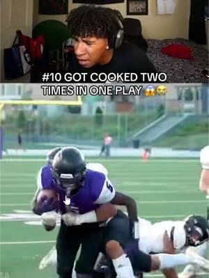 They both gotta sit on the bench 😭 #fyp #xyzbca #football #footballtiktok #anklebreaker #juke #highschoolfootball #igotthis #suuprreme 