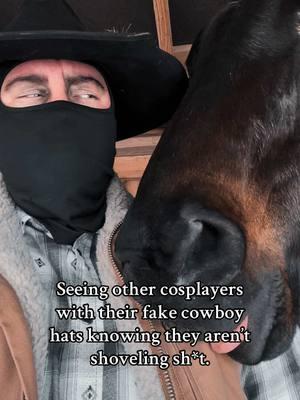 Just kidding, yall are so cute. Please come help me with my chores. #yallternative #countryboy #maskedmen #maskedman #pov #cowboyshit #cowboy #masktok #cosplay 