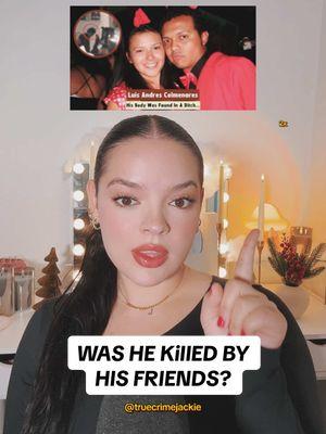 Are his friends telling the truth or covering his de*th up? I hope Luis gets justice!🙏🏻 #truecrimejackie #truecrimetiktok #whathappenedwithjackieflores #truecrimecommunity #truecrimepage #unsolvedmysteries #unsolvedcasefiles #hispanictruecrime #truecrimetoks #unsolvedcases second page @thejackieflores💋 