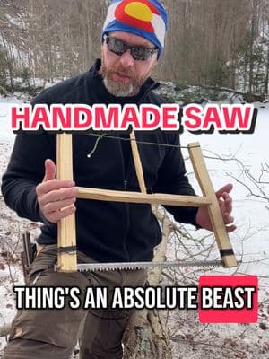 Handmade Saw! #survivalist #bushcraft #fyp #bushcraftsurvival #survivalhack #survivalskills #survivaltips 