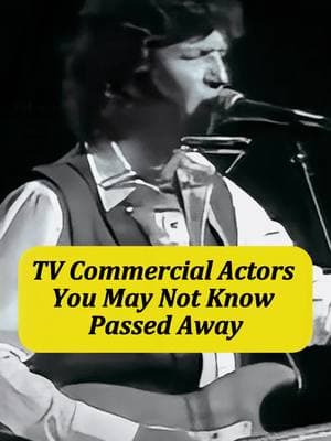 TV Commercial Actors You May Not Know Passed Away #actor #fyp #TVCommercial  #Actors