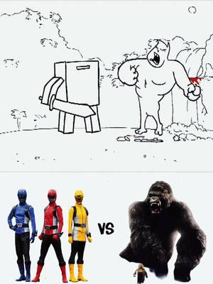 Power Rangers vs King Kong #animation #funny #cartoon #usa🇺🇸 #power #powerranger #powerrangers #powerrangerstiktok #ranger #rangers #king #kingkong #kingkong2005 #fyp 