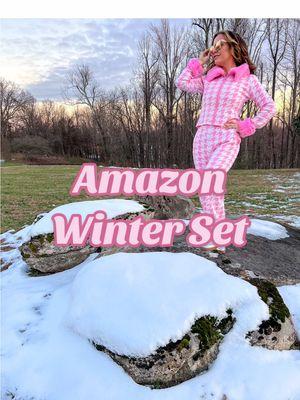 Scored this pink houndstooth set from @Amazon and the quality is amazing! Multiple colors and prints available which made it hard to choose just one. Shop it in my Amazon storefront and @LTK! 🩷❄️ #amazonfinds #pink #winteroutfit #OOTD #outfitinspo #pinkaesthetic #houndstooth #amazonfashion #fashiontiktok #whatiwore #shopmylook #influencer #outfitoftheday #amazon #ltk #apstyle #fyp 