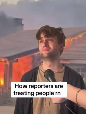 they acting like nightcrawler #reporters #news #fires #rude #no #sympathy #lafires 