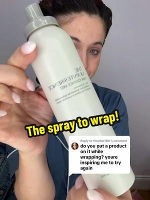 Replying to @Heather Bkr yessssss this spray helps hold the curls! And you can do it one of 2 ways!! Here you go!! #heatlesscurls #schedule #simplelife #mom #eternalmusehair #momlife #sahm #fyp 