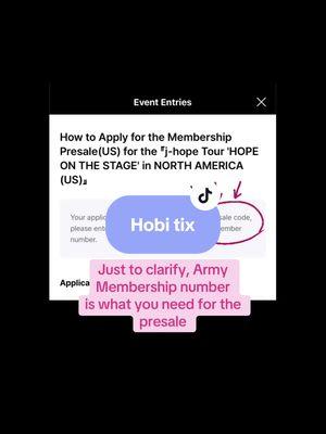 Does this mean we can purchase for any city in the US using our membership number? Before they made us decide on a date and location per code. And we could only buy tickets for that date. 🤷🏻‍♀️ #jhope #jhopeonthestage #hobi #ticketmaster #hopeonthestage 