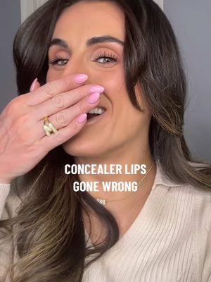 Let’s all laugh together. She was right & the shade is beautiful but idk what compelled me to apply 346 layers of this lipstick 🤦🏻‍♀️ not necessary. tapping on the lips is all you need. I think I made it work at the end, though. What do you think? #concealerlips #makeupfail #maccosmetics #nudelipcombo #nudelip #nudescollection #makeupgonewrong 