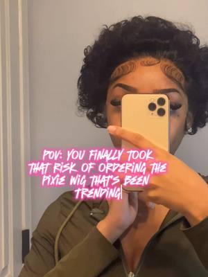 Grown Woman Fine I love it 😍 @KF Beauty U Hair   @KF Beauty U (Factory seller)  #htxshawty #trend #trending #shorthaironblackgirls #pixiewig #fingerwaves #curlyhair #pixiehaircut #dramaticbabyhairs #shorthair #mustbuy #affordablehair #wiginfluencer #hairinfluencer  