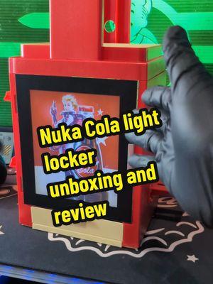 Unboxing and reviewing the Nuka Cola light locker!  *correction, the handle of the door is a conductive switch, when. you touch it the light is meant to shut off, the whole unit feels loose and wobbly but it isn't effecting the light like I thought* *edit, I forgot to mention the shelf, in the instructions the shelf isn't listed and it doesn't appear to fit properly, looking at some Amazon reviews I'm not the only one with that issue.* I ordered mine on Amazon back in September, it took so long. it even went on sale at one point and I got a $15 refund. lol sorry I'm so late to this one though!  #Fallout #nukacola #gaminglocker #nukaworld #GamingSetup #nukagirl #falloutmerch 