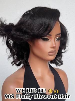 Time for gentle fluffy short bob style🤩👀 Only $109 now, click my bi-o to find the same wig⬆️ #fyp #foryoupage #trending #ilikehairwig #bobwig #layeredhaircut #layeredwig #fluffybob #gluelesswig #wigmaker #blackgirlmagic