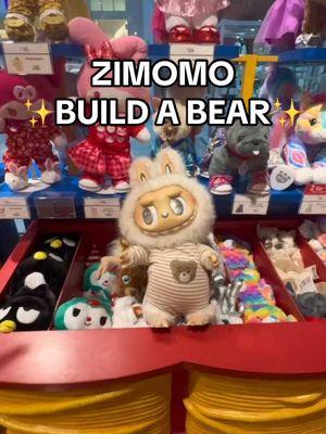 The Build A Bear clothes didn't fit but what about the accessories? Let's try more!✨💖   #zimomo #buildabear #biglabubu #biglabubusdressing #zimomodreaming #valentinefinds #plushies #bagaccessories #sanrioplush #popmart #plushies #kawaiifinds #teddybear #dolloutfits #clothesforzimomo 