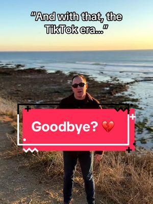 If this is really it, thank you all so much for following along what’s been an incredible journey. From baseball…to broadcasting…to “season comes to an end”…I will forever appreciate your support. ❤️ #tiktokban #goodbye