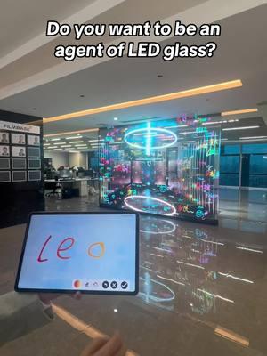 Do you want to be an agent of LED glass? #ledglass #leddisplay #ledscreen #displayglass #ledfilm #transparentdisplay #ledscreen 