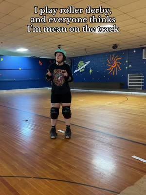 Fun fact, I’m this way with everybody. But I’ll be the most loyal hard ass you’ve ever had as a friend💗 #RollerDerby #RollerDerbyTikTok #Derby #Rollerskating #Rollerskates #QuadSkate #Skate #Skating #MassFollowing 