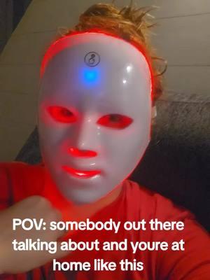 This is what life is like in your 30's #livingmybestlife #skincare #lighttherapy #30s #fyp #wildnights #lol 