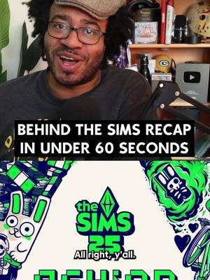 Did you all see the Behind the Sims stream today?  If so, what cha think?  If you haven't, here's a quick recap in under 60 seconds to get you up to speed!  Big update coming! 70+ new base game items, a new game menu, a 25 hour stream, base game townie home renovations, improved game performance, 3 new kits, rewards event and more.   Dag Dag. ##thesims #thesims4 #sims4gameplay #ts4 #sims4 #sims4update #behindthesims